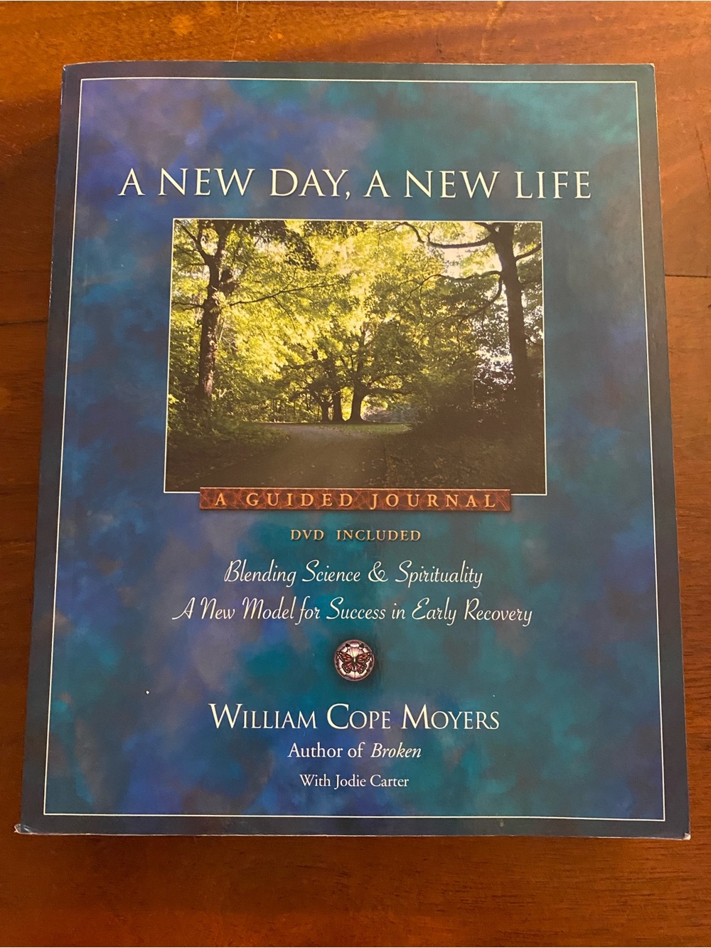 hazel Blue and Green 'A New Day, A New Life' Guided Journal